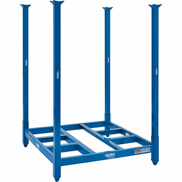 Global Industrial Portable Stack Rack, 48inW x 48inD x 68.8inH 272151